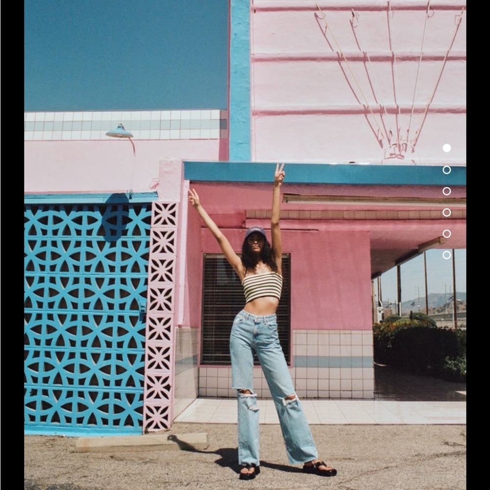 TRF WIDE LEG JEANS